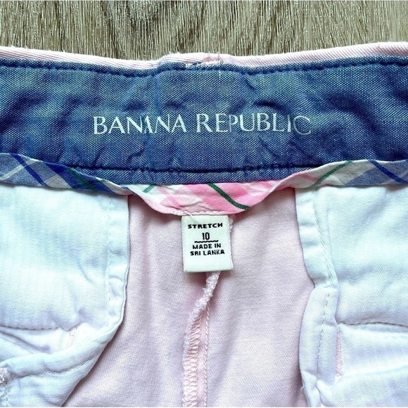 Banana Republic Light Pink Women's Chino Shorts, Size 10 - Picture 3 of 10